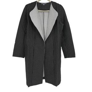 JESSICA LONDON LONG BLAZER BLACK & WHITE 12W